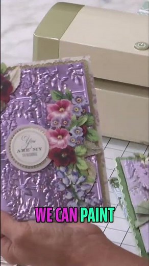 Unlock 3D Embossing: Paint, Embellish & Die-Cut Like a Pro! #shorts
