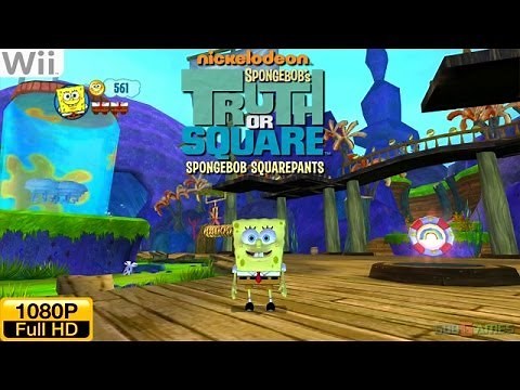 SpongeBob's Truth or Square - Wii Gameplay 1080p (Dolphin GC/Wii Emulator)