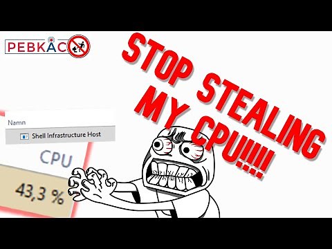 Shell Infrastructure Host sihost.exe High CPU Usage - SOLVED