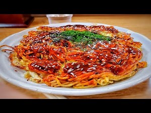 広島県府中市にあるお好み焼きの御店｢さち｣で食べた府中焼き｢そばシーフード｣について