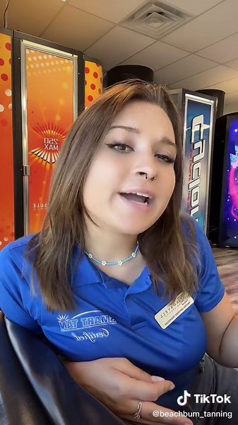 Keep tricking your skin! #tanningsalon #polkcountyfl #lakelandfl #beachbumtanning #fyp #localbuisness #tanning #selfcare #treanding