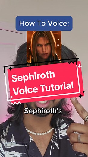 Sephiroth (FF7R) Voice Tutorial #ff7 #ff7r #finalfantasy7remake #sephiroth #voiceimpression #gaming #fyp