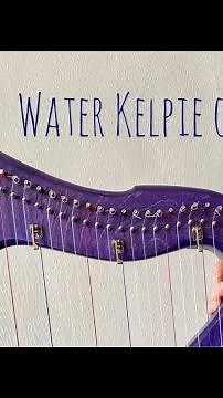 The Water Kelpie played on a 22 string harp