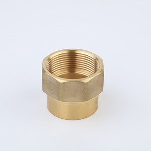 [Hot Item] Durable Brass Hex Female Male Thread Adapter Socket Nipple Pipeline Fitting Refrigeration