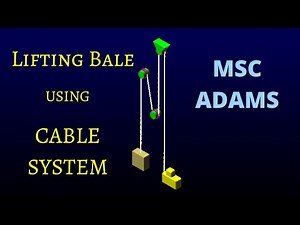 Lifting Bale using Cable System in MSC Adams