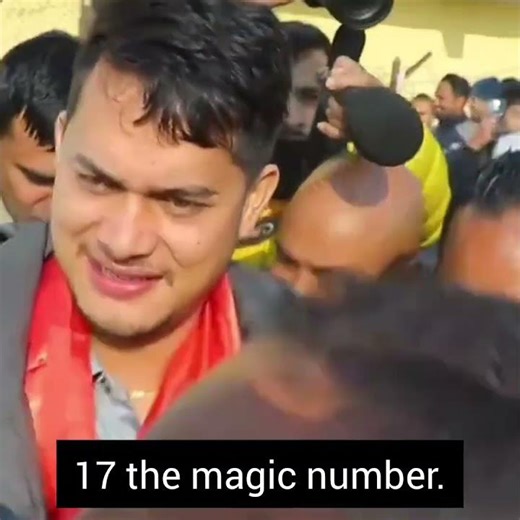 17 the magic number 😂 Prachanda