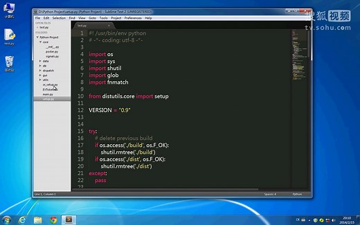 python sublime text2编辑器安装设置