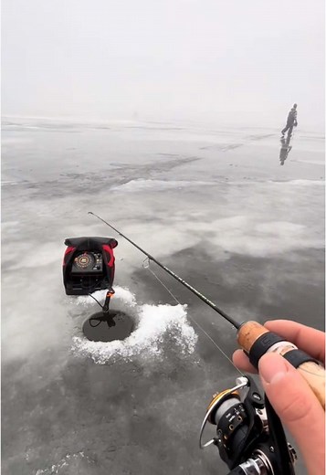 Wisconsin ice fishing at its finest #wisconsin #icefishing
