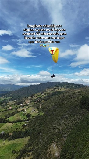 Vuelo en parapente cerca de Bogotá: precio, duración y fotos 4K