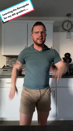 My 6th graders think I’m embarrassing and cheesy so I learned this Tik Tok dance. Am I cool yet??? #renegade #elementaryschoolteacher #nailedit