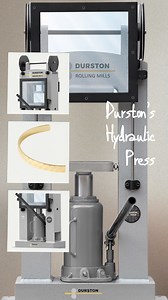 Press, Shape, Shine! ✨ Watch as we put Durston’s new hydraulic press to the test, crafting a stunning anticlastic bangle with ease. Ready to take your metalwork to the next level? Let’s press on! 💪🔥 | Durston Tools