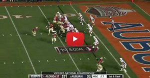This could very well be the greatest finish of all time to a BCS National Championship