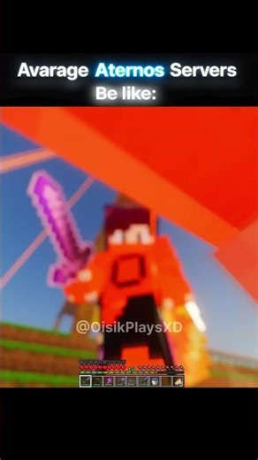 Avarage Aternos Experience… 🥀💔 #minecraft