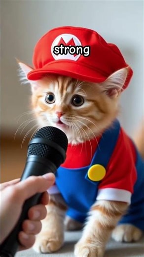 Kitty is a Super Mario fan!