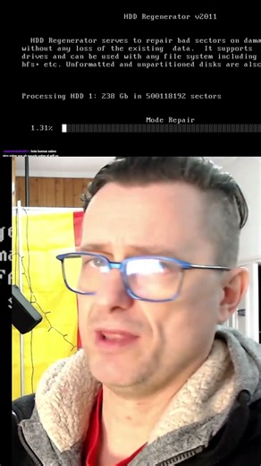 Cómo repasar sectores de los HDD-SSD con HDD REGENERATOR de Dmitri en 2025