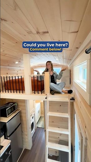 Tour this Tiny Home with me! Could you live here? #shorts