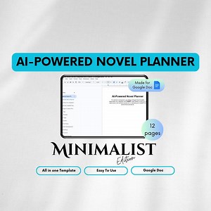 Ai-powered Novel Planner – Interactive Novel Writing Template for Google Docs | Writer's Guide for Novelists - Etsy