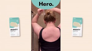 Mighty Patch Hero Cosmetics Body Patch– The XXL Hydrocolloid Patch for Bacne, Chestne, and Other Body Breakouts. Derm-Tested. Medical-Grade Hydrocolloid. Absorbs Pimple Gunk in 6-8 Hours. 4ct