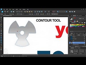 Contour Tool pada Compound Object hasilnya ajaib! - Affinity Designer
