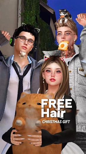 Ay mi gatito miau miau 🙉🙈 FREE HAIR Unisex para todos!!! La tienda Wings nos ah dejado 02 cabellos Fatpack gratis como regalo de #navidad ^^ incluye style HUD. El grupo es gratis c: Dense un saltito por #secondlife más tarde y lleven a sus amigos! . . . . #humor #gift #secondlifeavatar #gatitoslindos #cat #dance #trend #christmasgifts | Novata Second Life