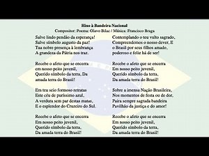 Hino à Bandeira Nacional em Libras - 2022