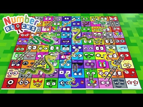 Counting Numberblocks on an Puzzle | Learning Numbers 1 to 100 for Kids