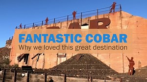 🚙DESTINATION: Cobar NSW 📍WHERE: The town is 712 km by road northwest of Sydney. It is at the crossroads of the Kidman Way and Barrier Highway within the Cobar Shire Council LGA. 👉🏽Country: Cobar is on the lands of the Ngiyampaa Wangaaypuwan people. ❓WHY: Lots of great reasons to Visit Cobar including its interesting history and great museum, its outback location and scenery, and more recently its amazing Sound Chapel. 📅 WHEN: Cobar has a semi-arid climate with hot summers and cool to mild w