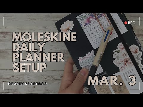 Daily Moleskine Planner Setup | Journal Setup