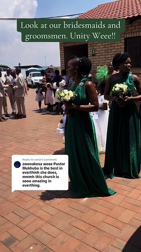Replying to @vania Look at our bridesmaids and groomsmen. Unity Weee!!... | TikTok