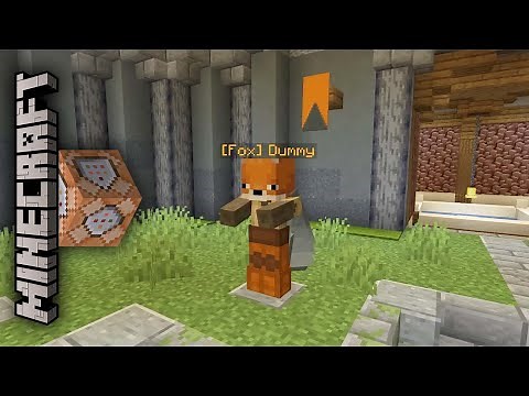 how to make a target dummy in Minecraft