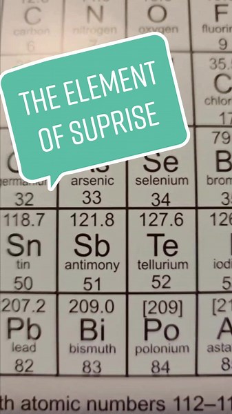 The element of suprise. Bonus points if you can name the element 😄 #studybreak #chemistryeasy #sciencefunfacts #element #alevels #alevels2021 #fyp
