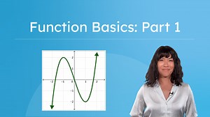 Function Basics: Part 1