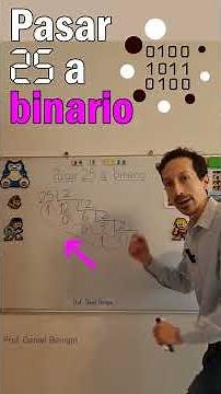 💻 How to write 25 in binary? #math #binary