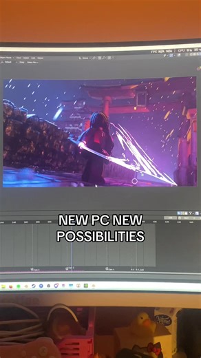 This is just one frame 😭 #robloxedit #blender3d #samurai #workinprogressart #sneakpeek