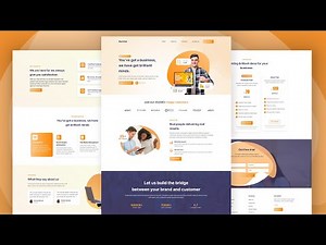🚀 Build A Digital Marketing Agency Website Using HTML, CSS, And JavaScript | Complete Responsive