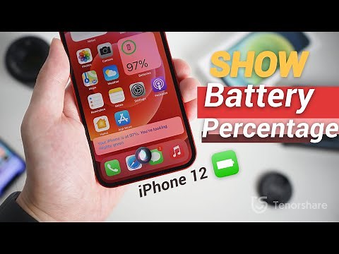 [Newest Tips] How to Show Battery Percentage on iPhone 12/12 Pro/12 Mini
