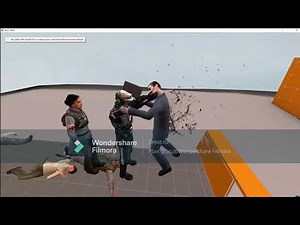 Garry's Mod: Metropolice doing executions/killmoves (BSMOD Addon)