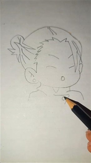 Cute Geto Drawing chibi - kawaii Geto Sketch Jujutsu Kaisen #shorts
