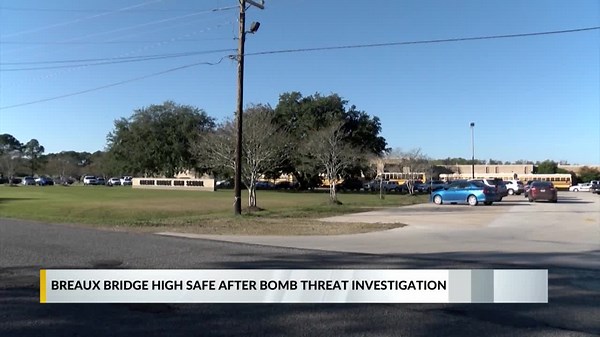 Breaux Bridge High safe after bomb threat investigation