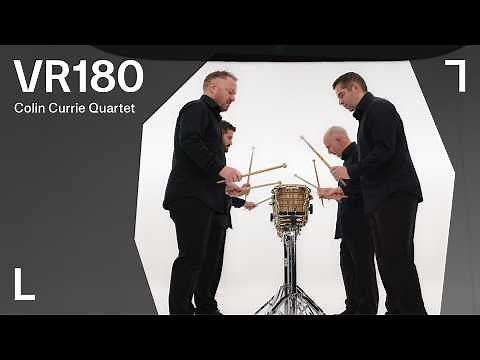 Colin Currie Quartet | VR180 | Steve Reich Drumming Part 1 #ConcertLab