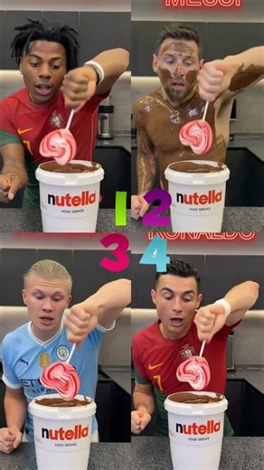 Football Stars x Nutella ⭐ #ronaldo