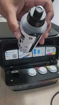 Refilling ink in HP Ink Tank Wireless printer #HPInkTank #HPPrinter #InkRefill #PrinterMaintenance