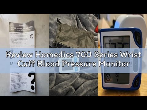 Review Homedics 700 Series Wrist Cuff Blood Pressure Monitor for Home Use, One-Touch Operation, Accu