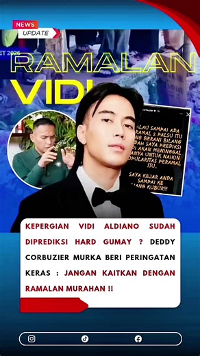 Hard Gumay ramalkan kepergian Vidi Aldiano?? #vidialdiano #hardgumay #ramalan #deddycorbuzier #fypage