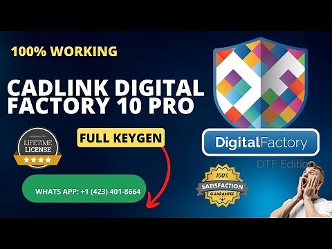 CadLink Digital Factory 10 Pro Full Pack Install Instructions