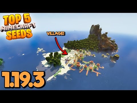 Top 5 SEEDS for Minecraft 1.19.3! (Best Minecraft Wild Update Seeds Java & Bedrock)