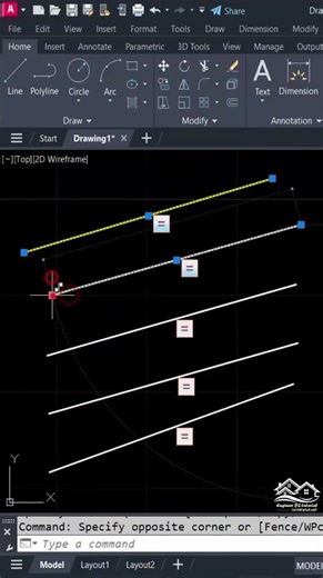 Still stretching every line in AutoCAD You’re doing it the 2005 way #autocad_tips_trick #autocad