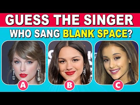 Guess the Singer by ONLY 1 Song (with Music 🎵)