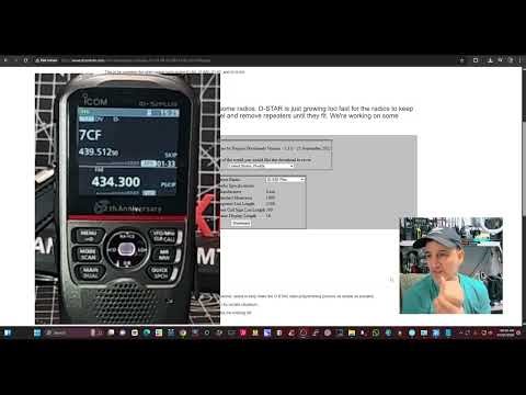 ICOM ID-52 - Add Repeater Memorories (Non DR MODE)