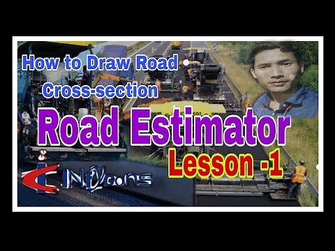 🌁Road Estimator Tutorial || Lesson1 || All types of Roads #roads #civilengineering #construction